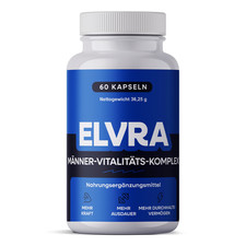 Testosteron Kapseln Hochdosiert Maca L-Arginin Ginseng Vegan Männer Elvra