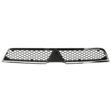 Grille For 2008-2012 2014-2015 Mitsubishi Lancer Chrome Shell W Black Insert