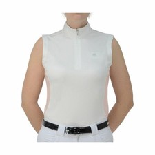 Hy Equestrian Pro Sleeveless Ladies Show Shirt - Pink Champagne