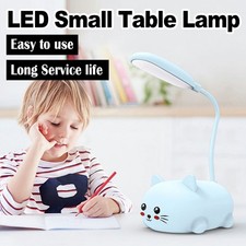 Cat Night Light Table Lamp For Bedrooms Lamps Mini Flexible Foldable Animal Book