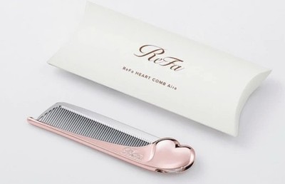 5個 ReFa HEART COMB Aira ローズゴールド ReFa HEART COMB Aira Folding Portable Hair Comb Rose Gold