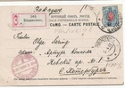 Russland, Registered letter from Wladiwostock 1905. Michel 46