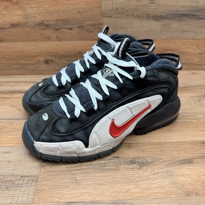 Nike Air Max Penny 1 One Chicago Bulls Men's Size 7.5  Black White Red Shoe