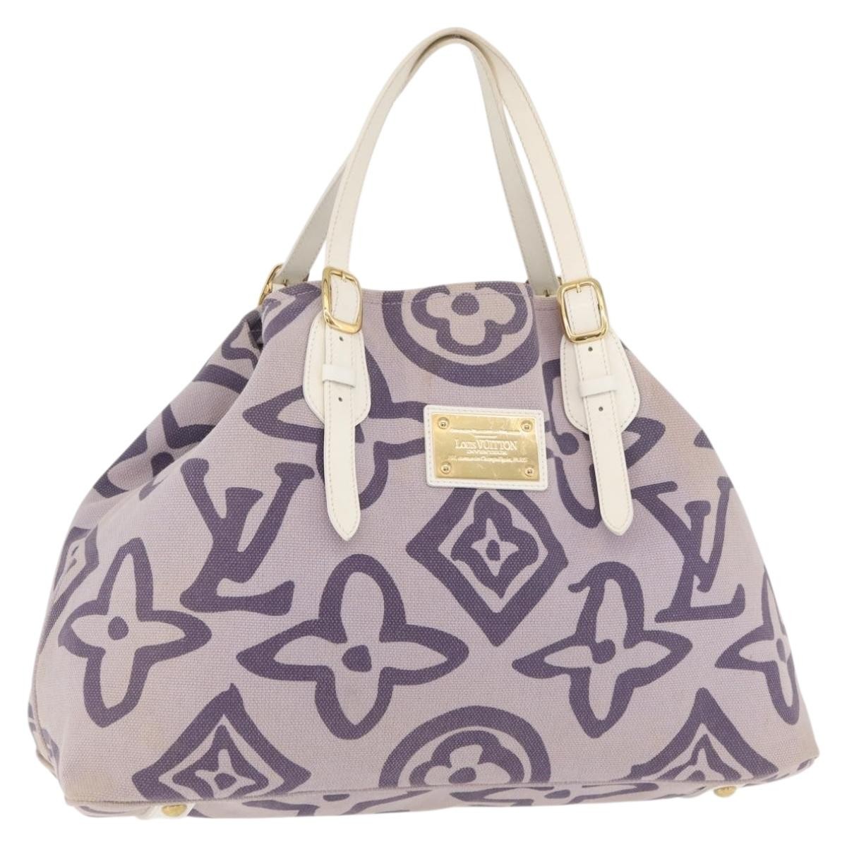 LOUIS VUITTON Cruise line Taicienne GM Bag Canvas Purple M95681 LV