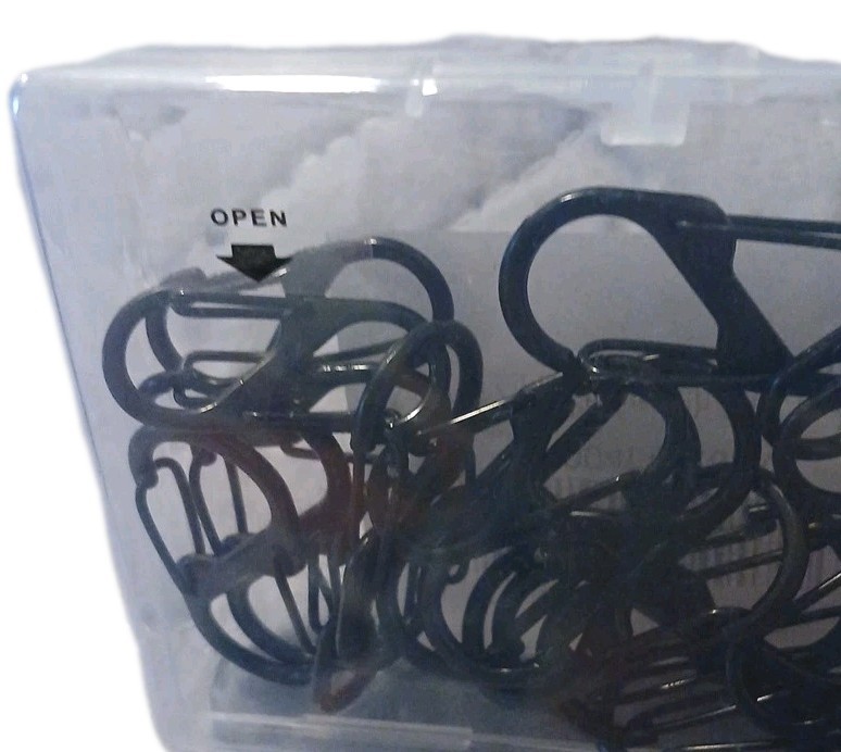 15pcs Security Zipper Clips Anti-Theft Protection Dble Opening Backpack Luggage 