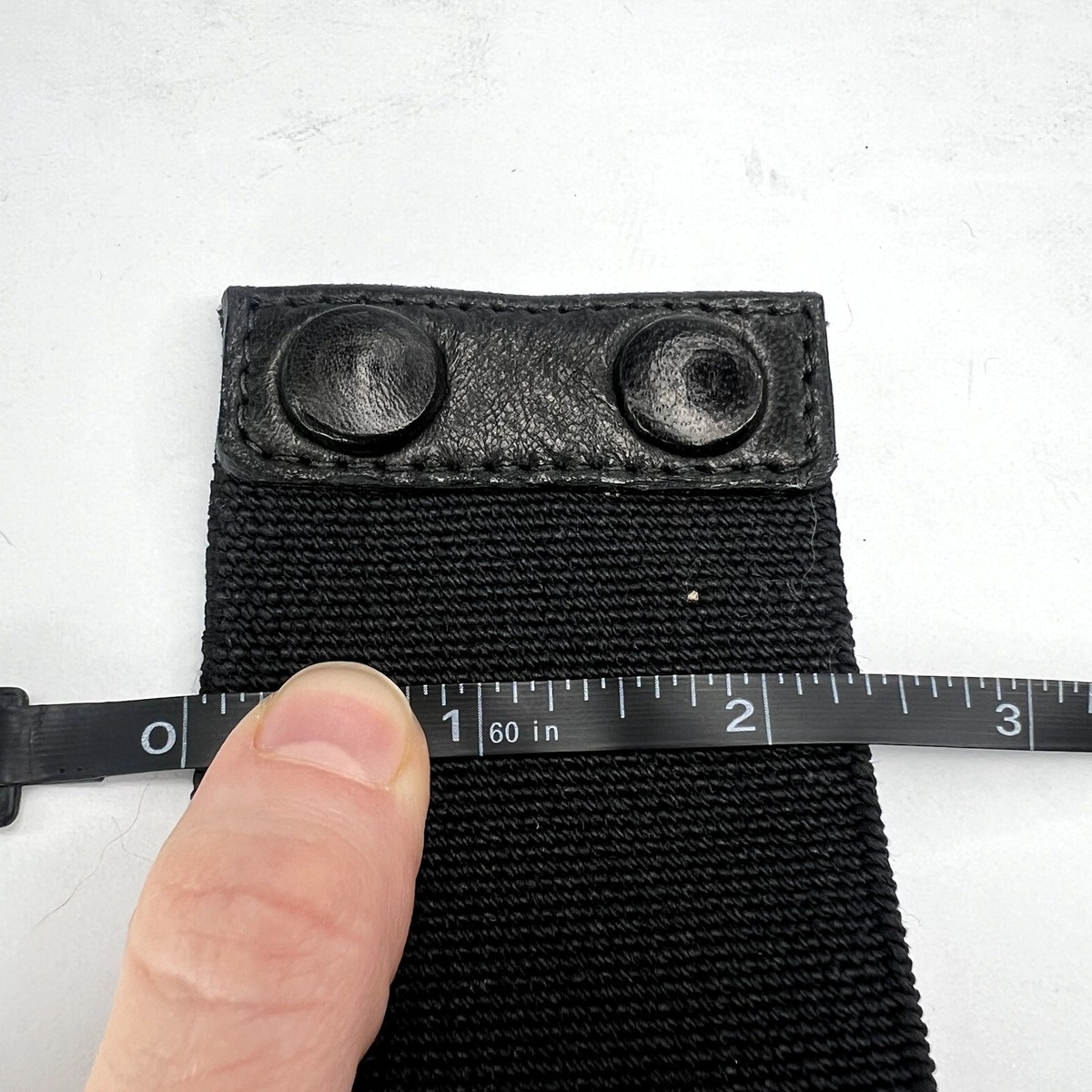 Streets Ahead Black Leather Gold Hardware Waist Belt  display picture 3