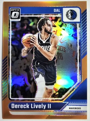 2024-25 Panini Donruss Optic Orange Prizm /175 Dereck Lively #44 Mavericks   