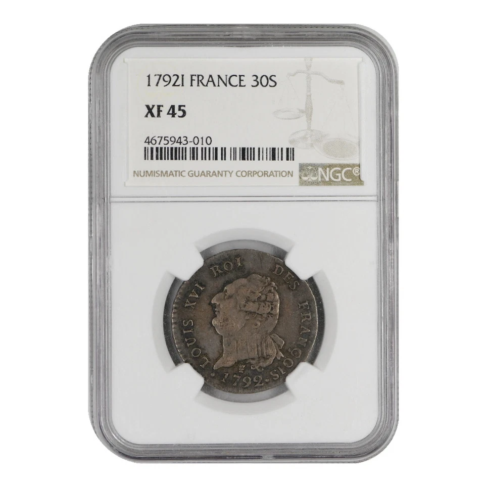 1792 France Silver 30 SOLS NGC XF-45 - Image 3 of 4