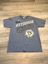 NWT Blue Majestic Pittsburgh Penguins Men s Large T-Shirt