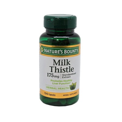 Nature's Bounty Milk Thistle Herbal Liver Health 100 Softgels Exp 11/27+