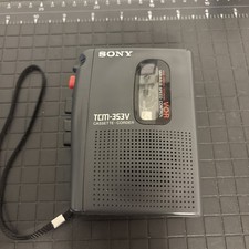 Sony TCM-353V Portable Cassette-Corder Recorder/Player - Needs New Belts