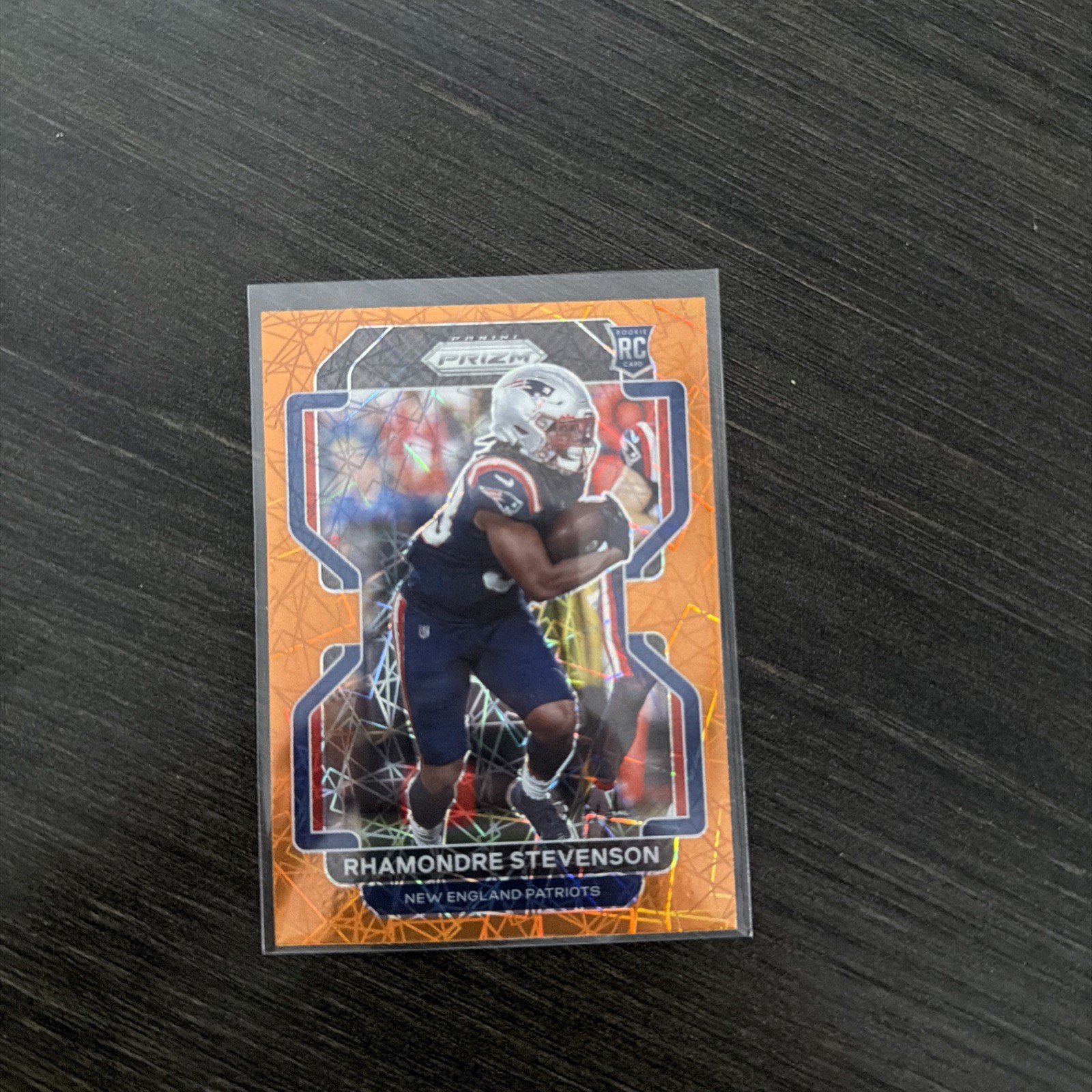 2021 Panini Prizm - Rookie Rhamondre Stevenson #367 Orange Disco Prizm (RC)