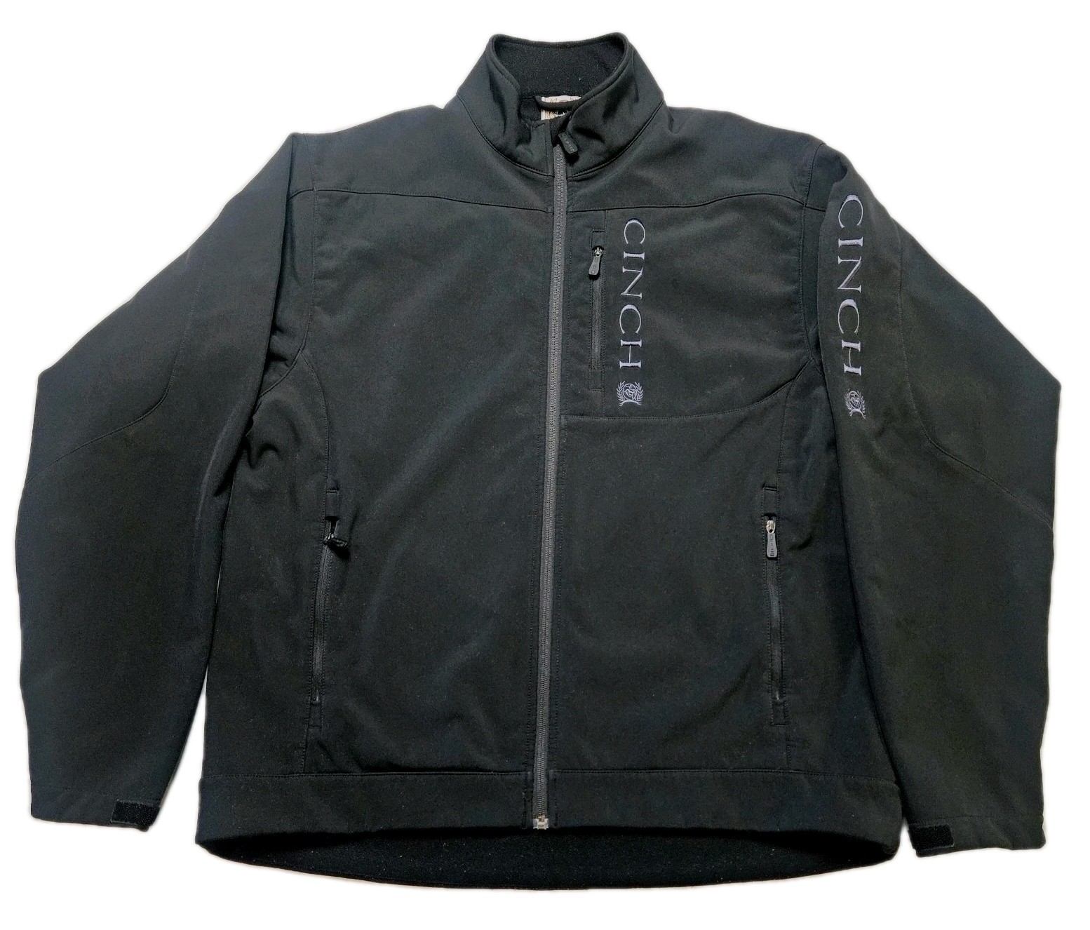 Cinch Mens Black Solid Bonded Jacket MWJ1009000 S… - image 1