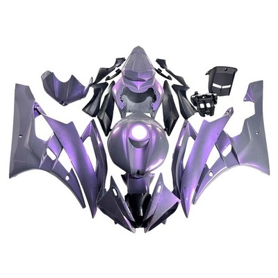 Chameleon Purple Gray Fairing Kit For Yamaha YZF R6 2006 2007 Plastics Bodywork