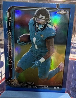 2025 Topps Chrome - Travis Etienne #139 Aqua Refractor /199