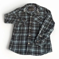 ThirtyTwo Mens Medium Flannel Button Up
