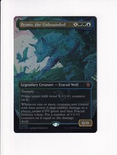 MAGIC COMMANDER: SECRETS OF STRIXHAVEN BORDERLESS FOIL PRIMO, THE UNBOUNDED