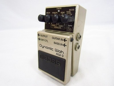 Boss AW-3 Dynamic Wah Auto Wah Effektpedal für Gitarre Made in Taiwan mit PSA-Adapter
