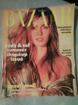 Harper's Bazaar Magazine May 1989 Body & Soul, Summer Shapeup, Sheer Looks