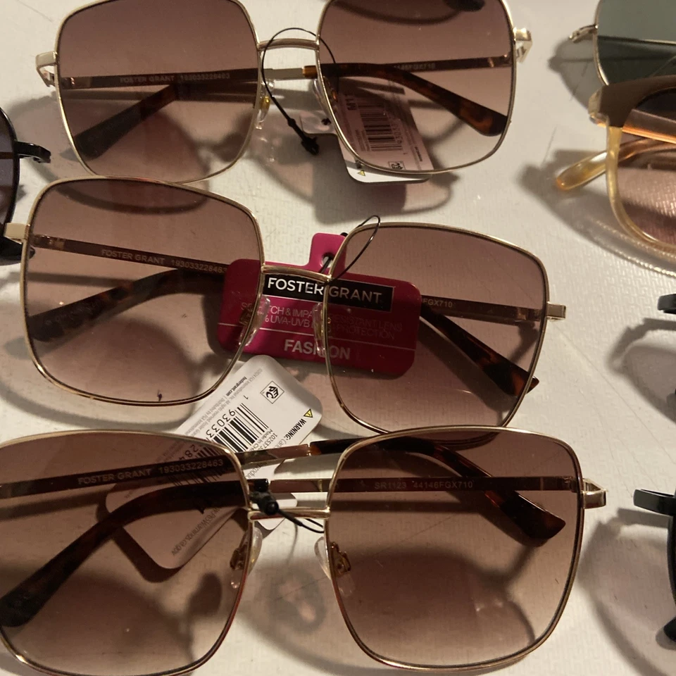 NUEVO Con Etiquetas Gafas de Sol Foster Grant Lote De 11 Mezcladas Para Hombre Y Mujer Foto 3 de 4
