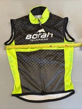 Borah Teamwear Men’s Cycling Wind Vest Small S (9433-D)