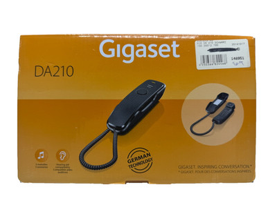 Siemens Gigaset DA210 Schwarz | OVP | Wie Neu in Tüten | Getestet | Komplett  