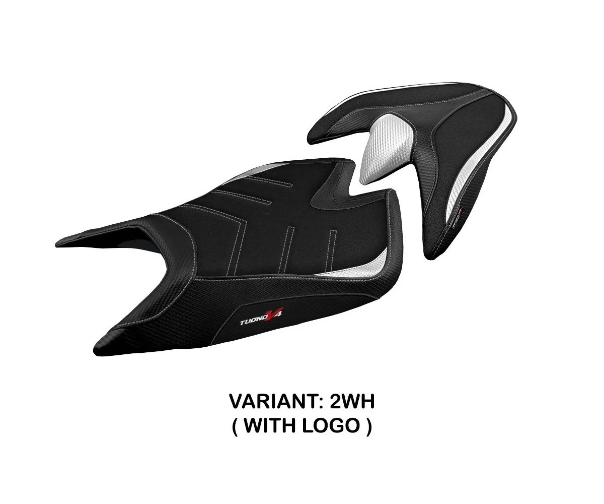 Seat saddle cover Zuera Ultragrip White () TPZ APRILIA TUONO V4 2021 2022 2M