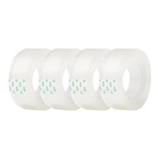 Transparent Clear Tape Refills for Dispenser 0.7 Inch 27.3 Yard Sturdy Tape Not