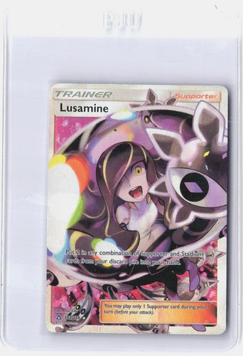 Lusamine 153/156 Ultra Rare Ultra Prism Pokemon Holo LP/MP