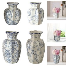 Chinese Ceramic Flower Vase Floral Arrangement Decoration Traditional Minimalist