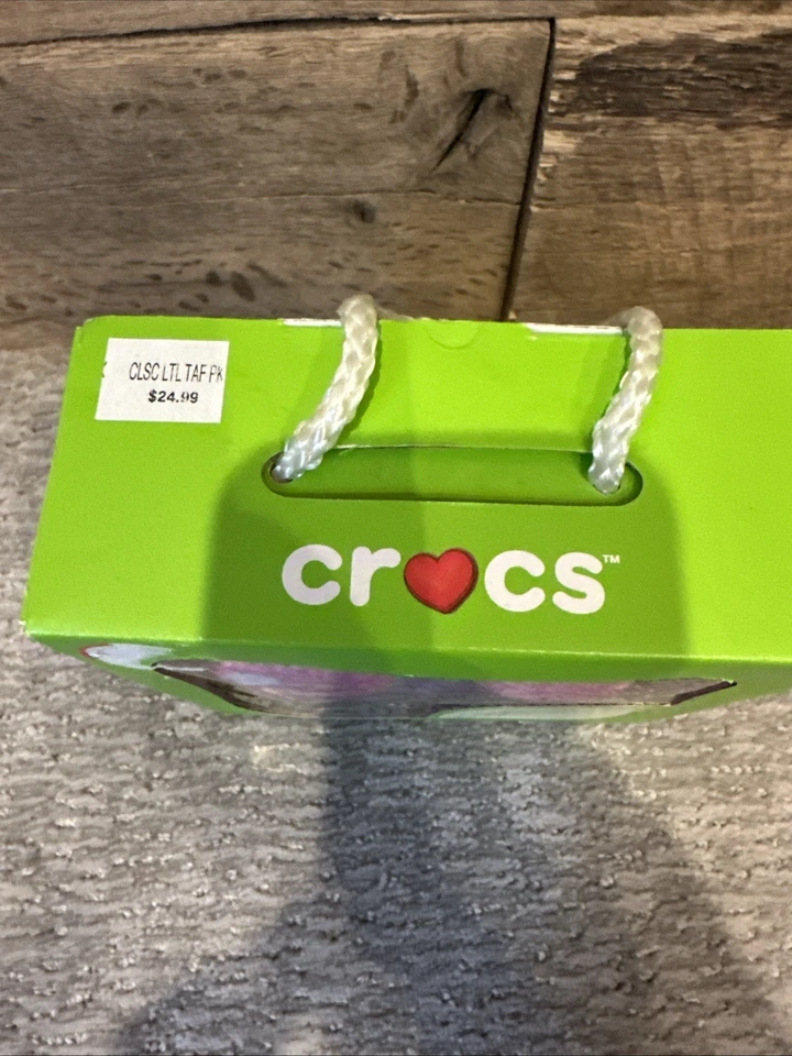 Crocs Kids Littles - Sandalias para bebé niño rosa talla c2/c3 EE. UU. Nuevas en caja de regalo Foto 3 de 4