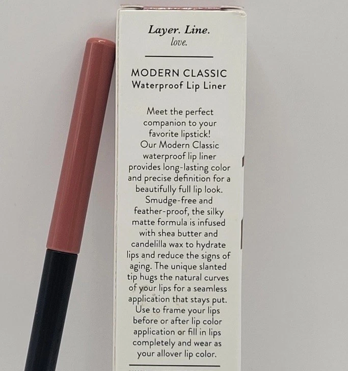 Laura Geller Modern Classic Waterproof Lip Liner PURELY PINK NIB Free Shipping - Image 2 of 4