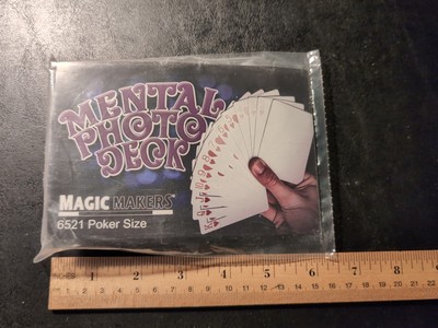 MENTAL PHOTOGRAPHY DECK Magic Makers Card Trick Amazing Easy