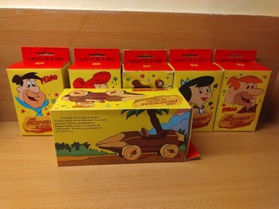 Vintage Flintstones Irwin D-TOYS Fred Barney Vilma Betty Bike Car Figures Toys