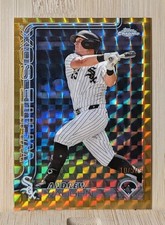 Andrew Vaughn /50 Gold Geometric- 2025 Topps Chrome #235 Milwaukee Brewers
