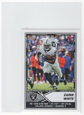 #269 Zamir White 2024 Panini Sticker Collection Las Vegas Raiders