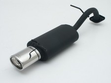 Sportschalldämpfer Auspuff für TOYOTA Yaris II 2005-2011 SCHRÄGHECK