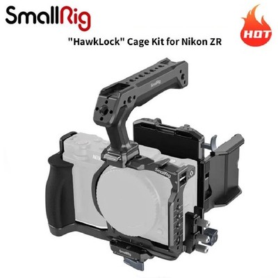 SmallRig ZR Camera Cage Kit for Nikon ZR with V-Mount Battery Plate Top Handle