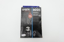 New Genuine Epson 802XL Black Ink Cartridge OEM High Yield WF-4720 12/2025 