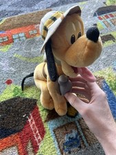 Walt Disney World Safari Pluto Plush With Tags Disneyland Hard To Find