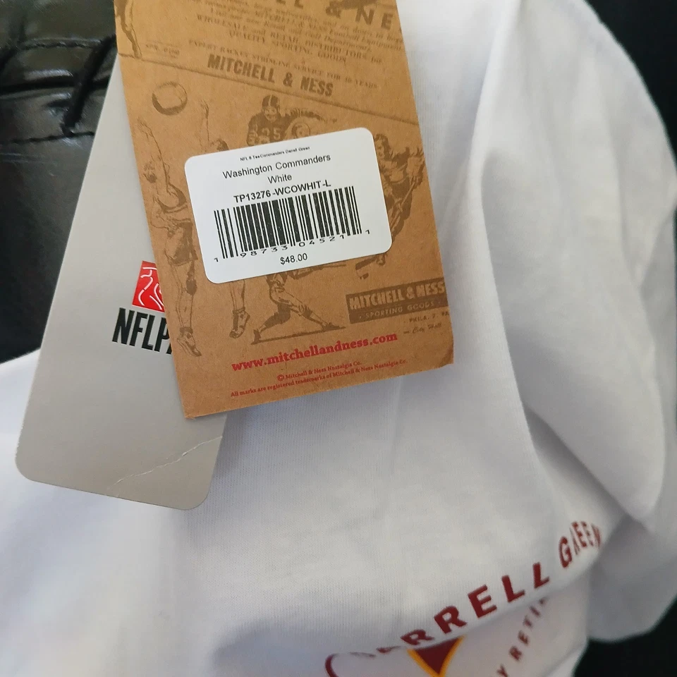 Nueva Camisa Mitchell Ness Washington Redskins Darell Verde Talla L Foto 4 de 4
