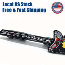 For 19-23 Charger Scat Pack Superbee Grille Emblem Badge Black Yellow 68463714aa For 19-23 Charger Scat Pack Superbee Grille Emblem Badge Black Yellow 68463714aa