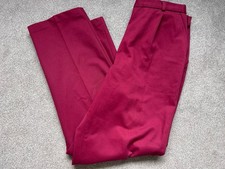 Country collection vintage burgundy berry colour size 16 Uk 30 waist Long length