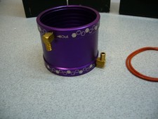 4x Alu Wasserkühlung für Modellschiffsmotoren, 53 mm Innen