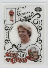 2021 Panini Illusions King of Cards Joe Montana #KC-16 HOF 11z4