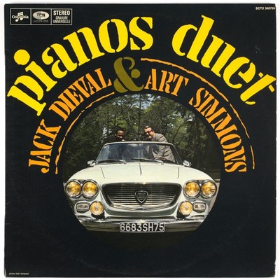 JACK DIEVAL / ART SIMMONS - Pianos Duet - 1969 France LP