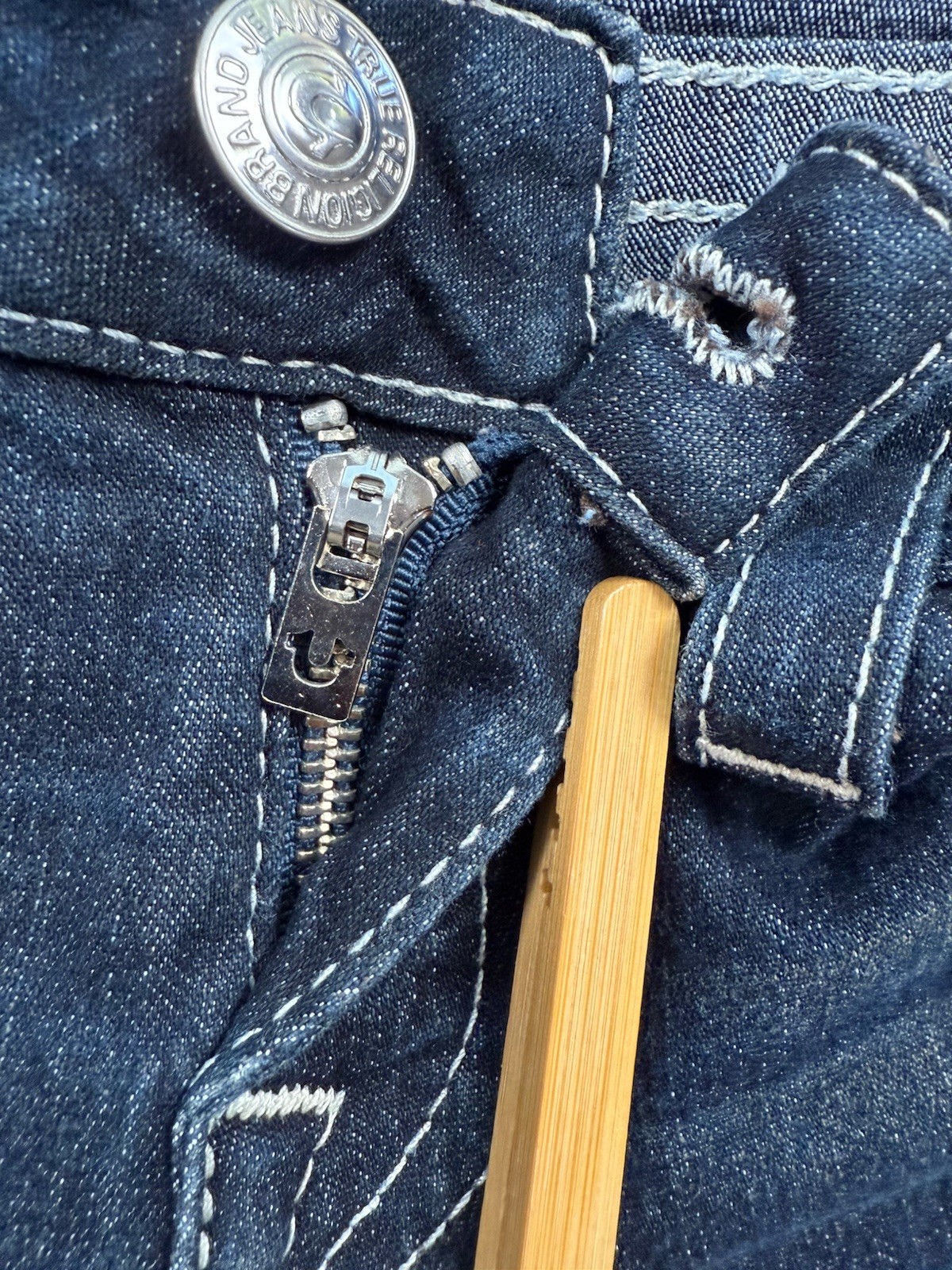 True Religion Jeans Women's Sz 25 Dark Wash Legging thumbnail 12