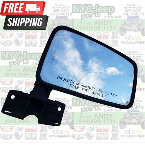 Passenger Right 76-86 CJ 87-95 YJ Jeep Wrangler Side View MIRROR for Full Door