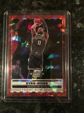 2019-20 Panini Contenders Optic Kylie Irving Front Row Seat Red Cracked Ice SP