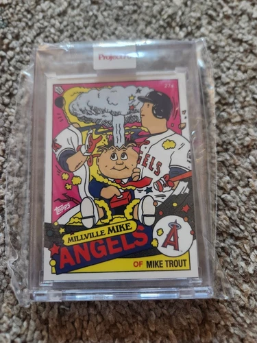 Topps Project 70 Card 357 Mike Trout by Ermsy Garbage Pail Kids Print Run 10,687